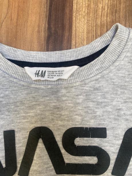 Mikina nasa, h&m,98