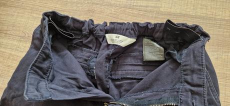 Tmavomodré nohavice h&m, h&m,158