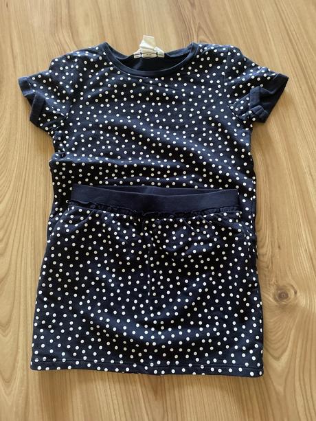 Bodkovaný set, h&m,104