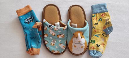 Papuče a ponožky, veľ.32-33, 32