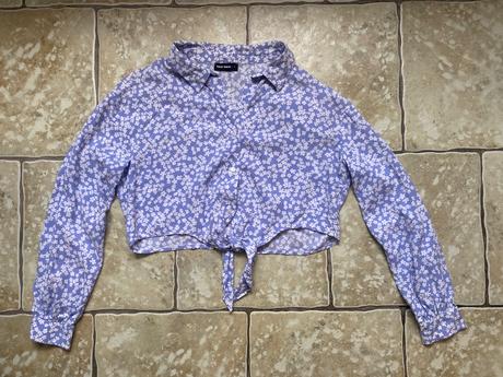 Cropped košeľa tally weijl, tally weijl,s