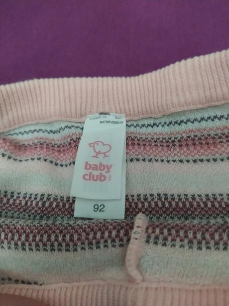 Pletené legíny, baby club,92