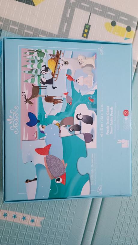 Janod puzzle dotykové život na ľade s textúrou,