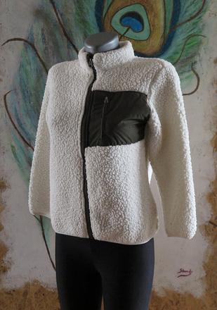 Štýlová dievčenská teddy  bunda, bonprix,140