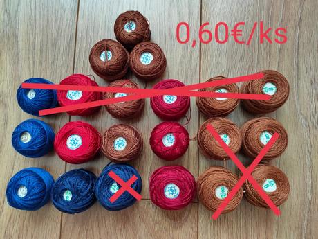 Bavlnky na vyšivanie, 