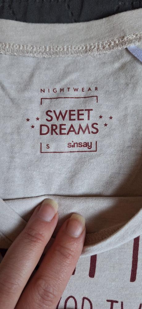 Pyžamové tričko, sinsay,s