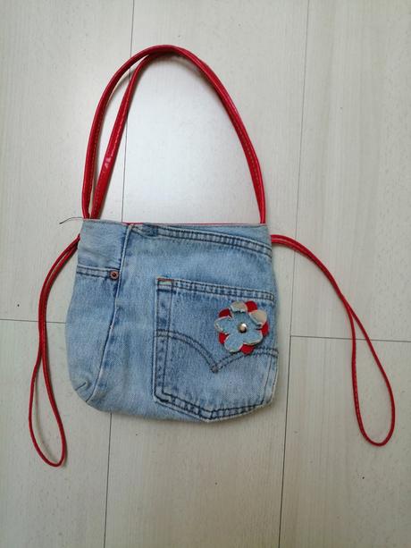 Kabelka pre dievčatka riflova, 