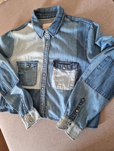 Džínsová košeľa, h&m,l