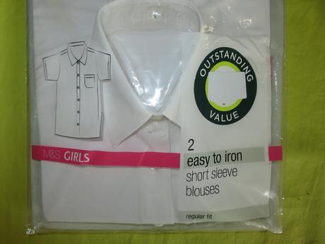 Biela blúzka 2x, marks & spencer,104