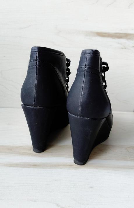 Kotníkové čižmy jarné/jesenné plný opätok, 38