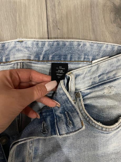 Pánske rifle slim 33, denim,34