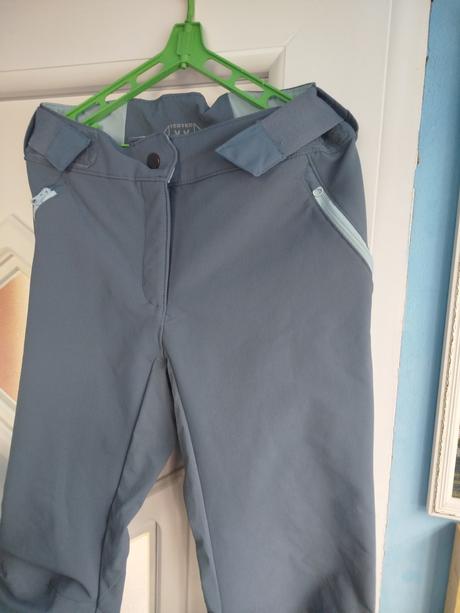 Zateplené softshellové nohavice, quechua,xs