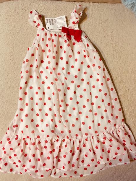 Guličkové šaty, h&m,116