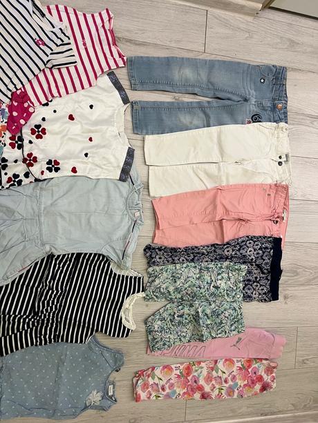 Mix značkového letného oblečenia dievča 104, 104–116