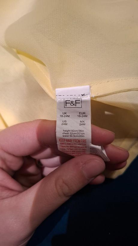 Žlté šaty, f&f,86