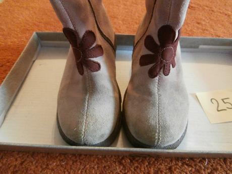 Čižmy č.25,čižmičky so zapínaním na zips, 25