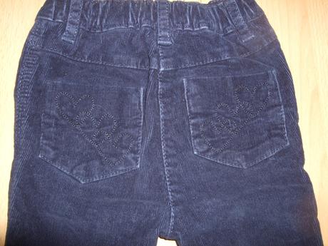 Elastické kordové nohavice tu- nenosené, tu,80