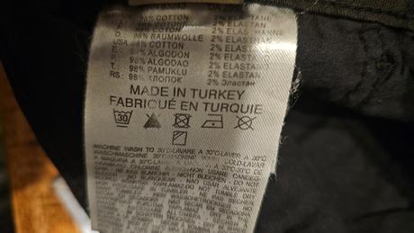 Bavlnené klasické nohavice k blúzke 31, diesel,m