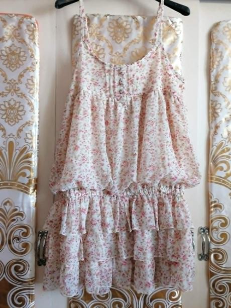 Šifonová vintage tunika, m