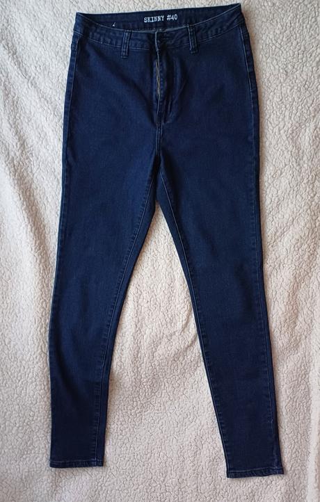 Tmavomodré skinny rifle veľ.40, gate,40