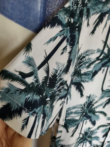 Hawaï košeľa - azúrové palmy, c&a,l