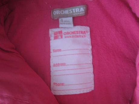 Prechodná vetrovka zn. orchestra, 104