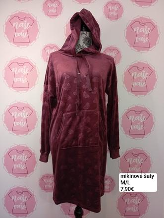 Mikinové šaty m/l, l