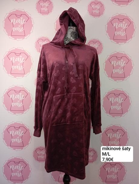 Mikinové šaty m/l, l
