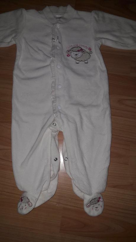 Plysovy overal biely, 74