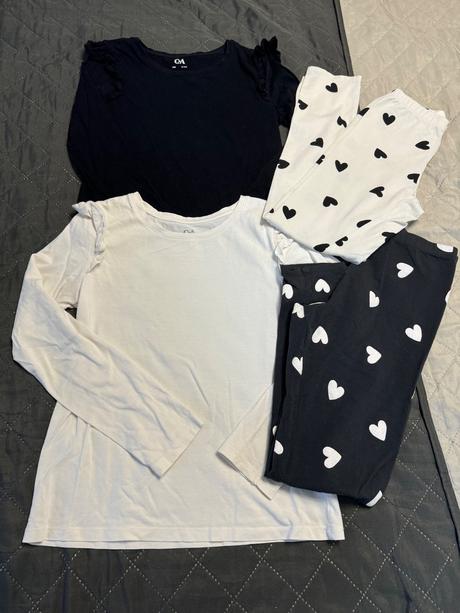 Tricka a leginy, h&m,140