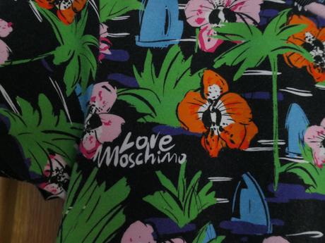 Love moschino ikon damske letne top saticky m/l, moschino,m