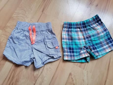 2x šortky carters - 6 mesiacov - 74, carter's,74
