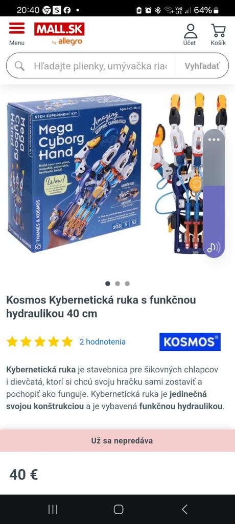 Mechanická ruka, 