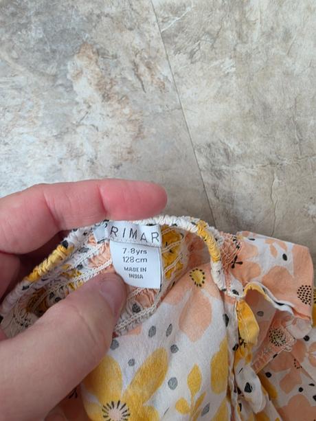 Žlté letné šaty 128, primark,128