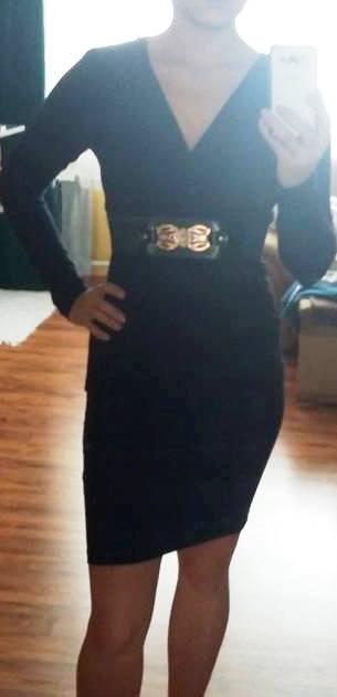 Krásne šatky s vreckami a opaskom s, s