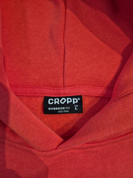 Oranžová mikina cropp, l