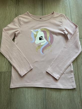 Tričko unicorn h&m 122/128, h&m,128
