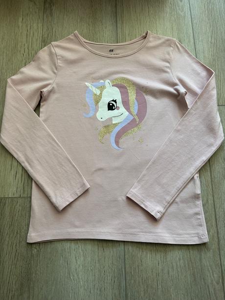 Tričko unicorn h&m 122/128, h&m,128