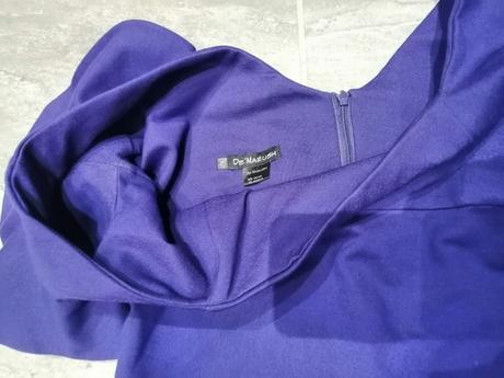 Luxus fialové sexi šaty demarush, vm-l, jemné, l