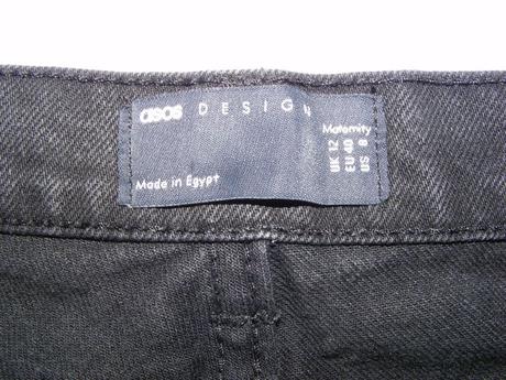Tehotenské rifle zn. asos maternity, m