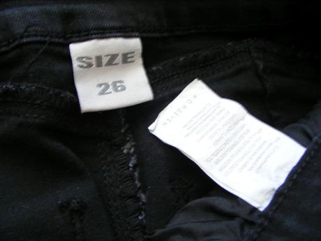 Rifľové šortky - veľkosť 26, xs