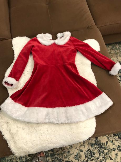 Vianočné saty 110/116, 110