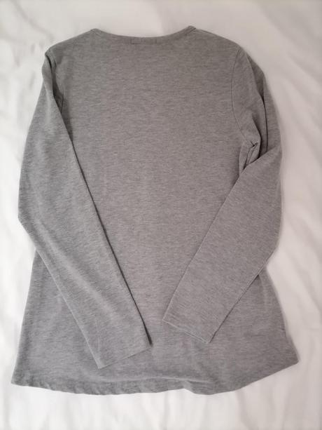 Sivá mikina s flitrami, 152