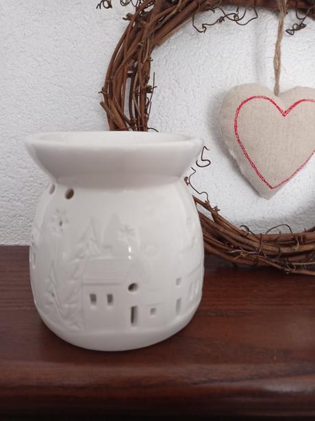 Aromalampa dedina, domčekovo -  difuzer - svietnik, 