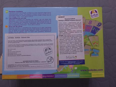 Boikido eco-friendly drevene duhove puzzle,