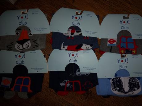 Bavlnené pančuchy s abs aj na kolenách, 68 / 74