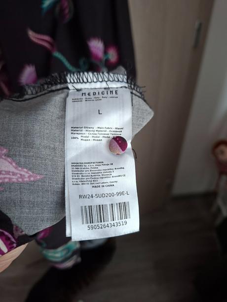 Maxi  tmavosede saty medicine, m