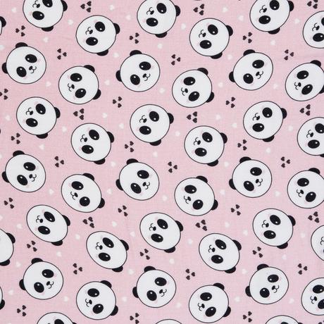 Bocioland  bambusová plienka 75x75cm panda ružová, 