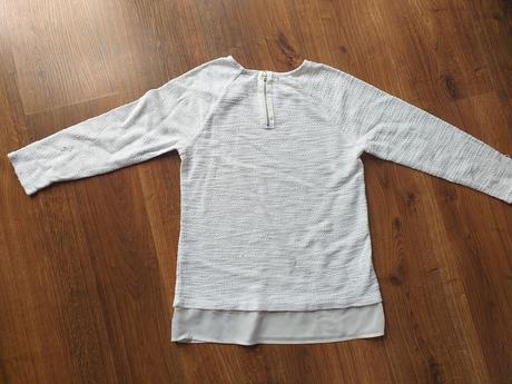 Biele dlhorukávové tričko, pepco,146