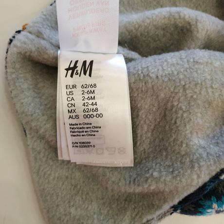 Čiapka a rukavičky, h&m,68